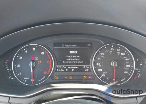 2017 Audi A4 2.0T Ultra Premium from USA, damaged, VIN WAULMAF43HA159695